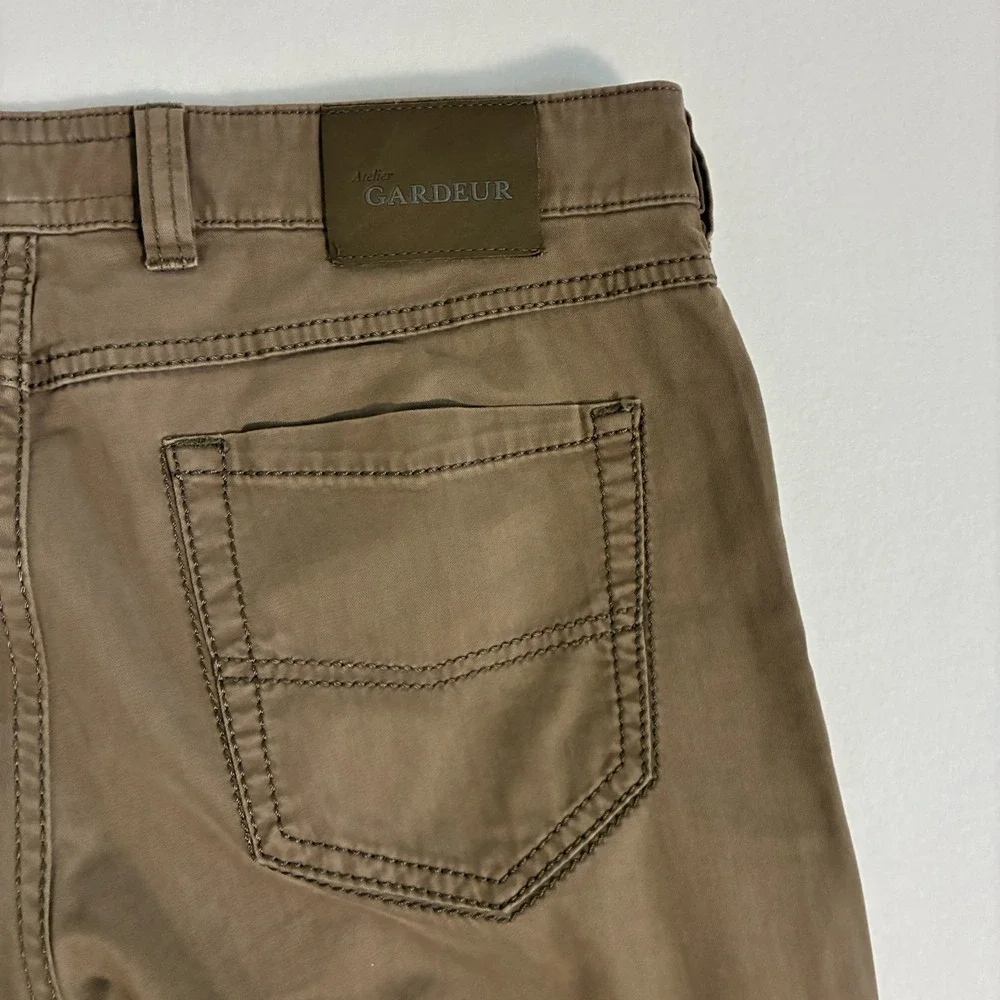 Atelier Gardeur Nevio Pants Mens 36x34 (Fits 36x33) Regular Fit‎ Preppy Designer